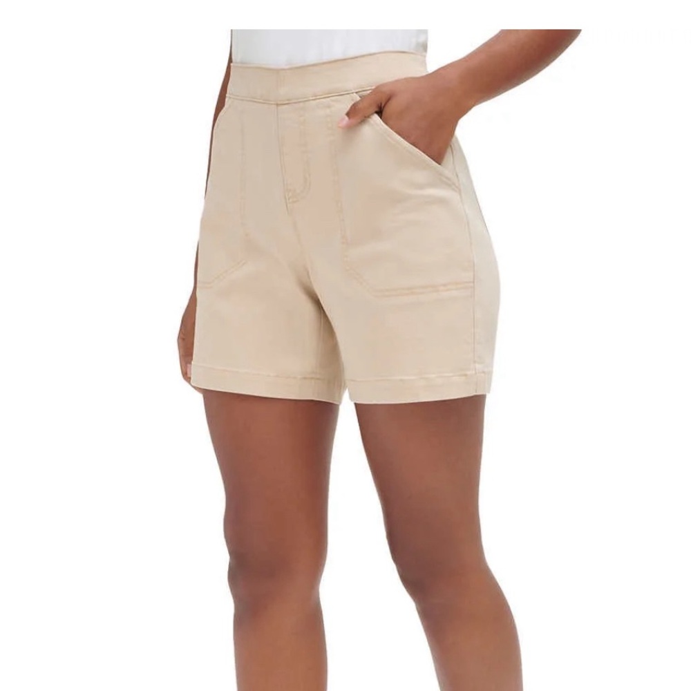 Nautica Jeans Ladies' Pull-On Chino Short, Olive, XXL